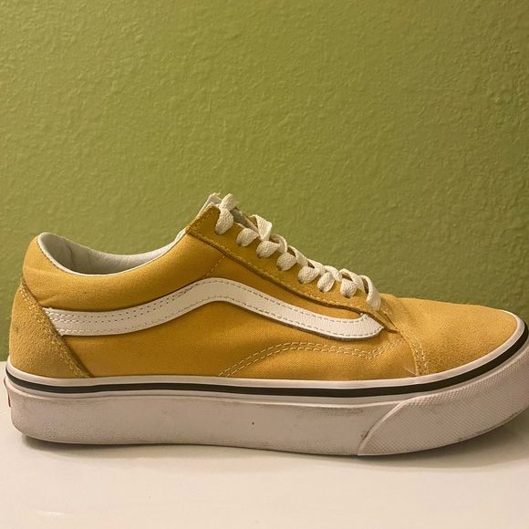 Vans | Shoes | Yellow Old School Vans | Poshmark